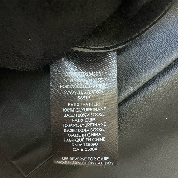 Z Supply London Faux Leather Dress, Large - Picture 13 of 15